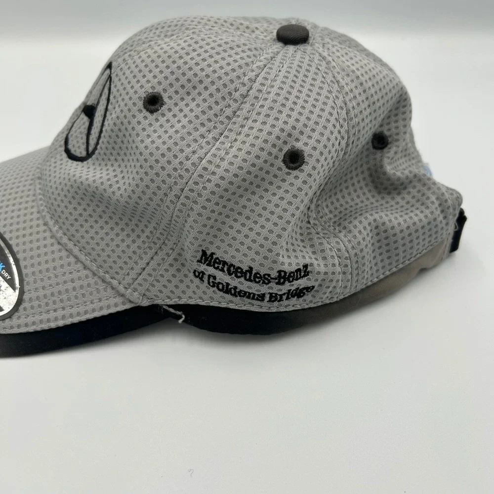 Cap America Mercedes-Benz Golf Hat Mens OSFA Grey Performance Mesh UV Cap